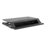 Lotus Lt Sit-Stand Workstation, 34.38" X 28.38" X 7.62", Black