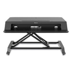 Lotus Lt Sit-Stand Workstation, 34.38" X 28.38" X 7.62", Black