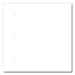 Big Tab Printable Large White Label Tab Dividers, 5-Tab, 11 X 8.5, White, 4 Sets