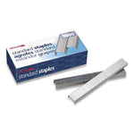 Standard Staples, 0.25" Leg, 0.5" Crown, Steel, 5,000/box