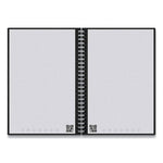 Wave Smart Reusable Notebook, Dotted Rule (4 sq/in), Blue Cover, (40) 9.5 x 8.5 Sheets