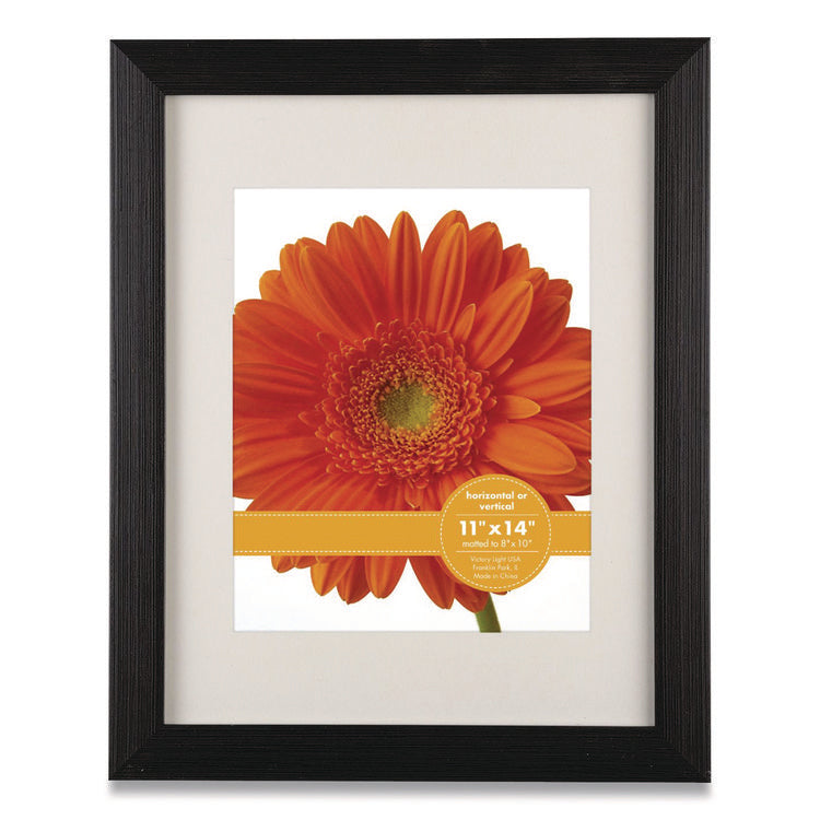 Woodtone Poster Frame With Mat, 8 X 10 Insert, Cappuccino