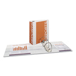 Durable View Binder With Durahinge And Ezd Rings, 3 Rings, 4" Capacity, 11 X 8.5, White, (9801)