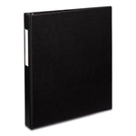 Durable Non-View Binder With Durahinge And Ezd Rings, 3 Rings, 1" Capacity, 11 X 8.5, Black, (8302)