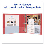 Durable Non-View Binder With Durahinge And Slant Rings, 3 Rings, 1" Capacity, 11 X 8.5, Red