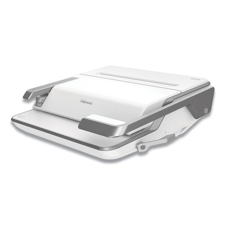 Lyra 3-In-1 Binding Center, 300 Sheets, 16.63 X 15.62 X 6.03, White/gray