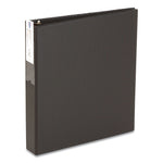 Economy Non-View Binder With Round Rings, 3 Rings, 1.5" Capacity, 11 X 8.5, Black, (4401)