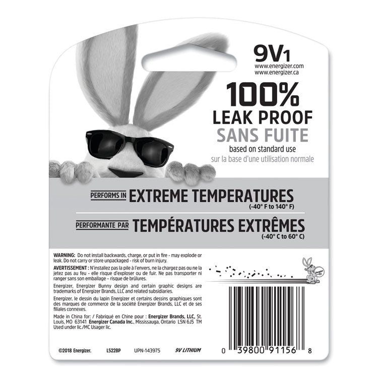 Ultimate Lithium 9v Batteries