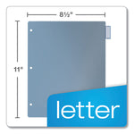 Poly Index Dividers, 5-Tab, 11 X 8.5, Assorted, 4 Sets