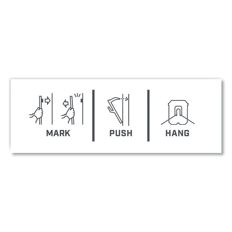 Claw Drywall Picture Hanger, Stainless Steel, 15 lb Capacity, 5 Hooks and 5 Spot Markers