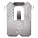 Claw Drywall Picture Hanger, Stainless Steel, 25 lb Capacity, 4 Hooks and 4 Spot Markers,