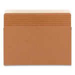 Easy Grip Pockets, 3.5" Expansion, Letter Size, Redrope, 25/box