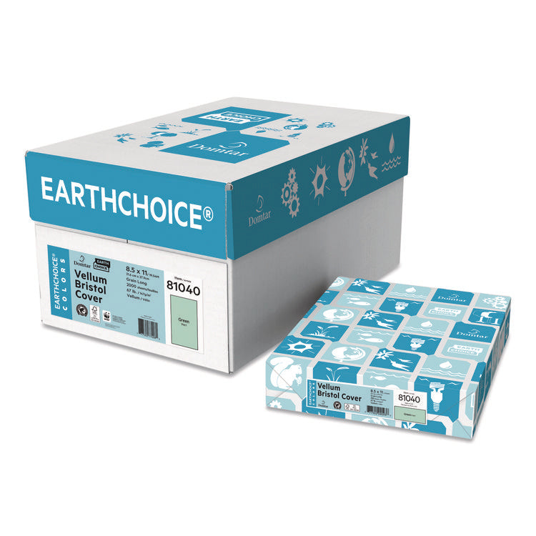 Card Stock, 110 lb Cover Weight, 8.5 x 11, Blue, 250/Pack