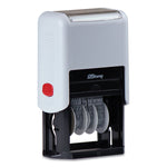 Self-Inking Date Stamp, 5 Years, 1" X 0.38", Black Ink