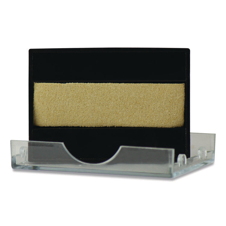 Un-Inked Replacement Pad for Self-Inking Stamps, One-Color, Compatible with Black Ink Only, 1.13" x 0.75", 3/Pack