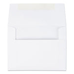 Greeting Card/invitation Envelope, A-2, Square Flap, Gummed Closure, 4.38 X 5.75, White, 100/box