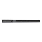 Write Bros. Grip Ballpoint Pen, Stick, Medium 1 Mm, Black Ink, Black Barrel, Dozen