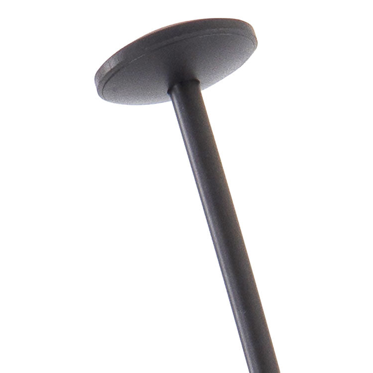 Festival Coat Stand with Umbrella Holder, Five Knobs, 14w x 14d x 73.67h, Black