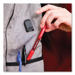 Profile Ballpoint Pen, Retractable, Medium 1 Mm, Black Ink, Translucent Black Barrel, Dozen