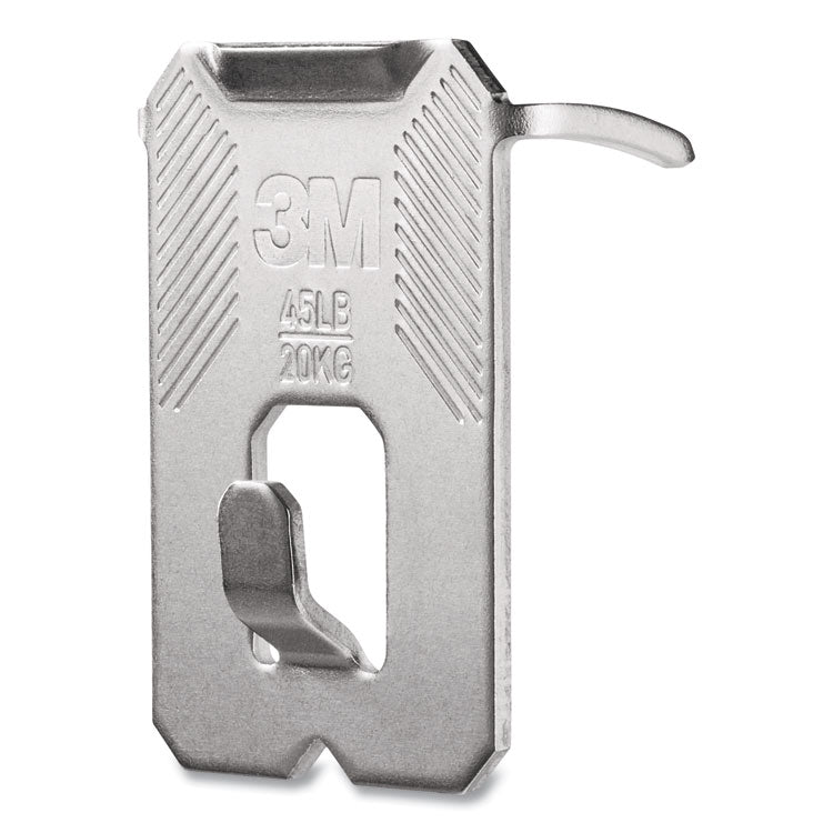 Claw Drywall Picture Hanger, Stainless Steel, 45 lb Capacity, 3 Hooks and 3 Spot Markers