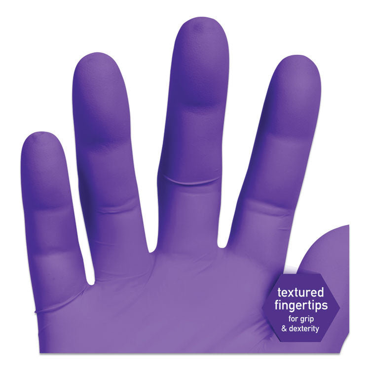 PURPLE NITRILE Exam Gloves, Powder-Free, Large, 6 mil Thick, 9.5" Long, Purple, 100/Box, 10 Boxes/Carton