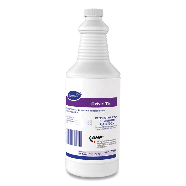 Oxivir Tb One-Step Disinfectant Cleaner, 32 Oz Bottle, 12/carton