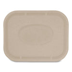 Fiber Lids for Fiber Containers, 7.8 x 10.1 x 0.5, Natural, Paper, 400/Carton