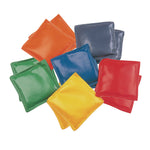 Bean Bag Set, Vinyl, 4", Assorted Colors, 12/box