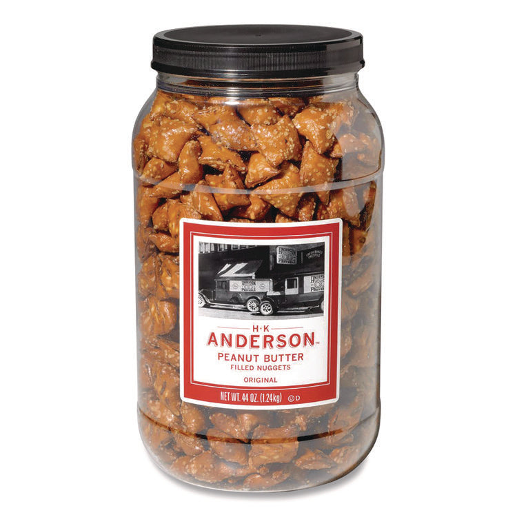 Peanut Butter Filled Pretzel Nuggets, 44 Oz Canister