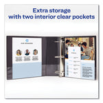 Legal Durable Non-View Binder With Round Rings, 3 Rings, 1" Capacity, 14 X 8.5, Black, (6400)