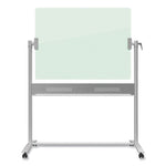 Infinity Glass Dry-Erase Board Presentation Easel, 24" x 36", White Surface