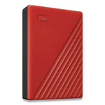 My Passport External Hard Drive, 4 Tb, Usb 3.2, Red