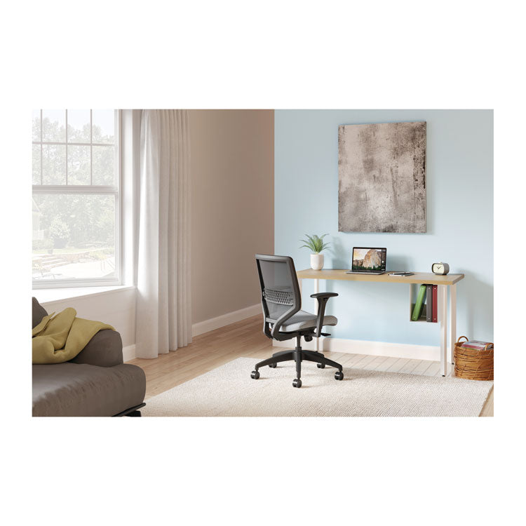 Coze Writing Desk Worksurface, Rectangular, 42" x 24", Natural Recon