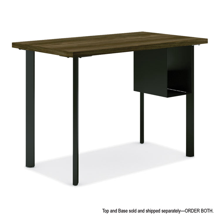 Coze Writing Desk Post Legs with U-Storage Compartment, 5.75" x 28", Black, 4 Legs/Set