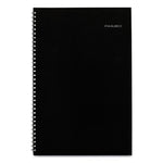 DayMinder Monthly Planner, Ruled Blocks, 12 x 8, Black Cover, 14-Month: Dec 2024 to Jan 2026