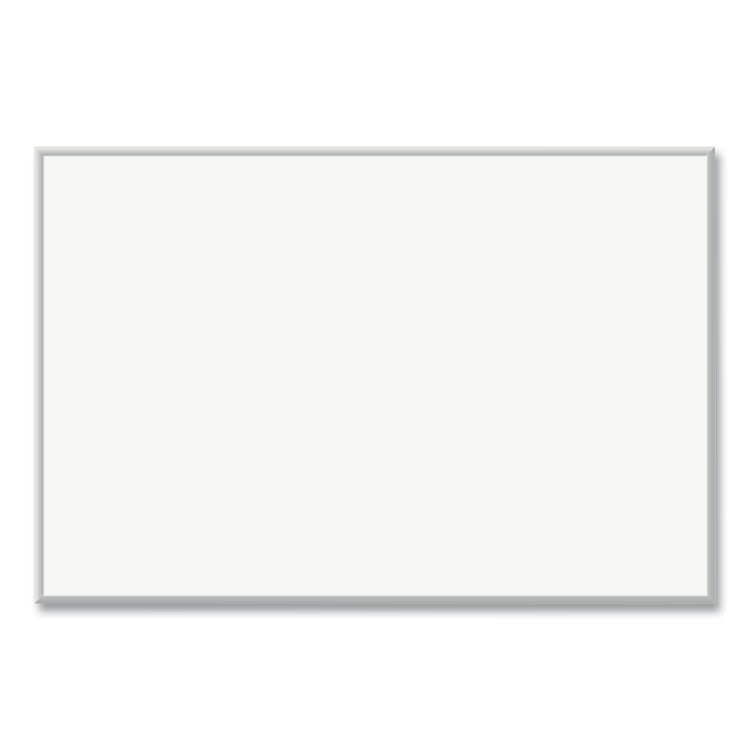Magnetic Dry Erase Board with Aluminum Frame, 72" x 48" (Actual Size: 70" x 47"), White Surface, Satin Aluminum Frame