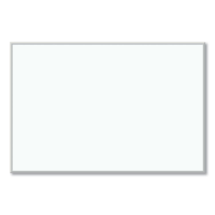 Melamine Dry Erase Board, 72" x 48" (Actual Size: 70" x 47"), White Surface, Satin Aluminum Frame