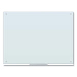 Glass Dry Erase Board, 48" x 36" (Actual Size: 47" x 35"), White Surface
