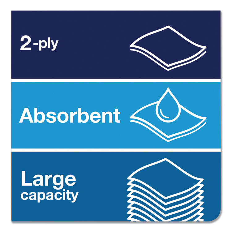 Advanced Matic Hand Towel Roll, 2-Ply, 7.7" x 525 ft, White, 643/Roll, 6 Rolls/Carton