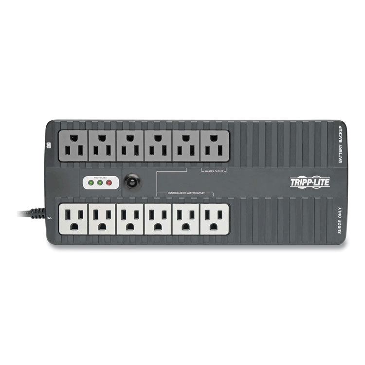 Eco Series Energy-Saving Standby Ups With Usb, 12 Outlets, 750 Va, 420 J