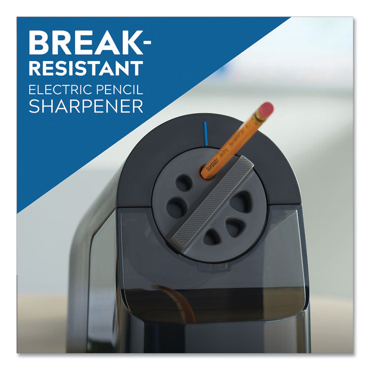 Model 1670 School Pro Classroom Electric Pencil Sharpener, Ac-Powered, 4 X 7.5 X 7.5, Black/gray/smoke