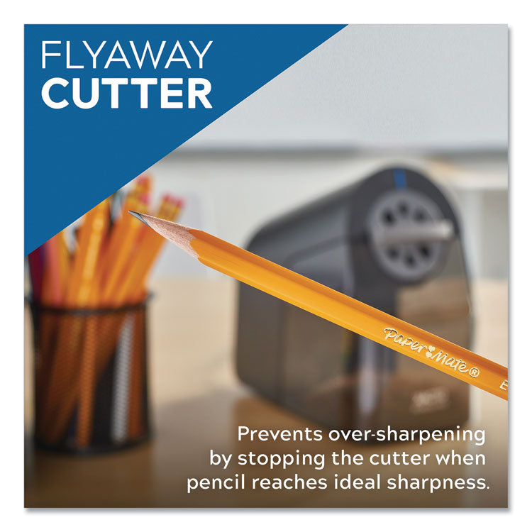 Model 1670 School Pro Classroom Electric Pencil Sharpener, Ac-Powered, 4 X 7.5 X 7.5, Black/gray/smoke