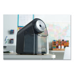 Model 1675 Teacherpro Classroom Electric Pencil Sharpener, Ac-Powered, 4 X 7.5 X 8, Black/silver/smoke
