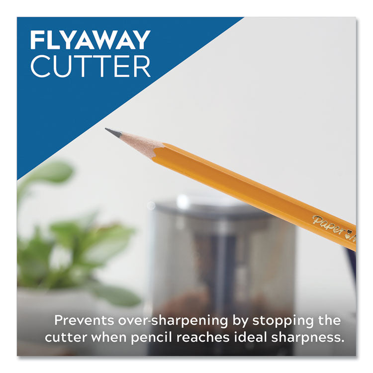 Model 1799 Powerhouse Office Electric Pencil Sharpener, Ac-Powered, 3 X 3 X 7, Black/silver/smoke