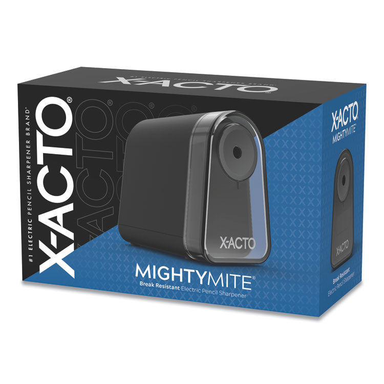 Model 19501 Mighty Mite Home Office Electric Pencil Sharpener, Ac-Powered, 3.5 X 5.5 X 4.5, Black/gray/smoke