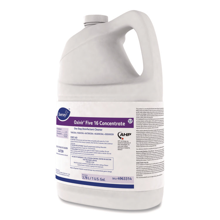 Five 16 One-Step Disinfectant Cleaner, 1 Gal Bottle, 4/carton