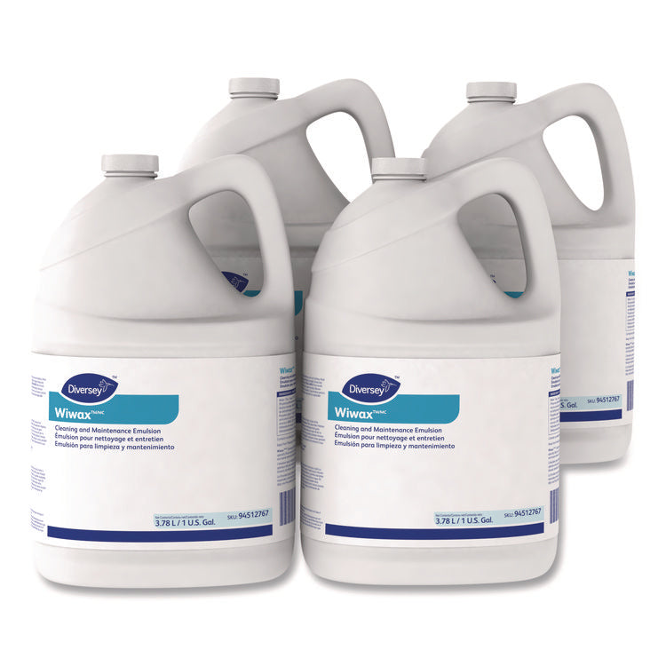 Wiwax Cleaning And Maintenance Solution, Liquid, 1 Gal Bottle, 4/carton