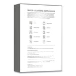 Parchment Specialty Paper, 24 lb Bond Weight, 8.5 x 11, Ivory, 500/Ream