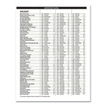 Recycled Monthly 5-Year/62-Month Planner, 11 x 8.5, Black Cover, 62-Month: Dec 2024 to Jan 2030