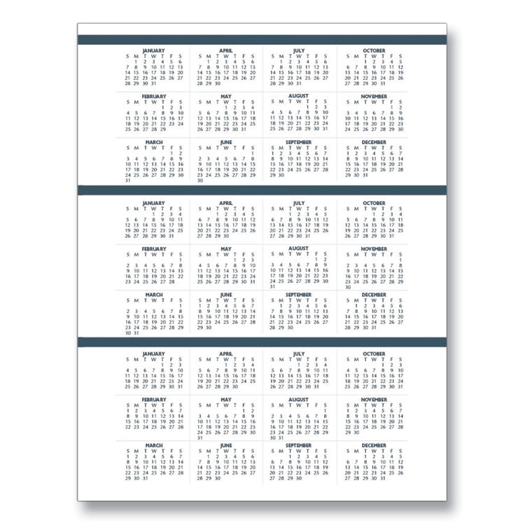 Monthly Hard Cover Two-Year Planner, 11 x 8.5, Black Cover, 24-Month: Jan 2025 to Dec 2026